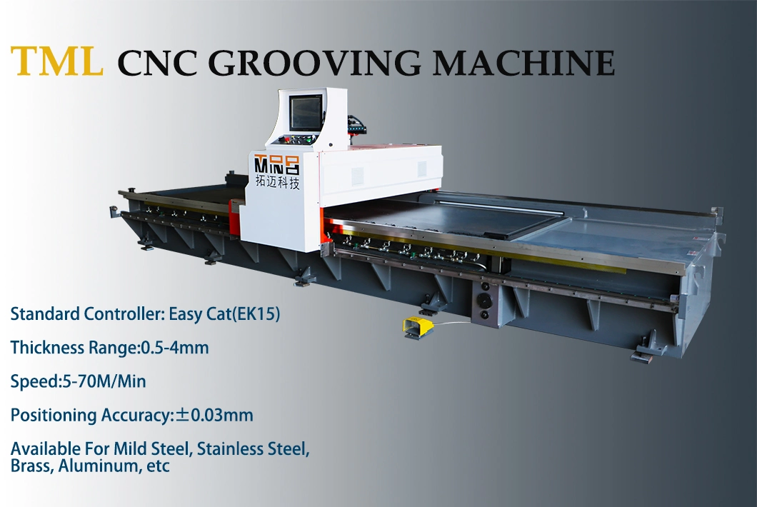 Top Mind Stainless Steel CNC Gantry V Grooving Slotting Groove Machine Manufacturer